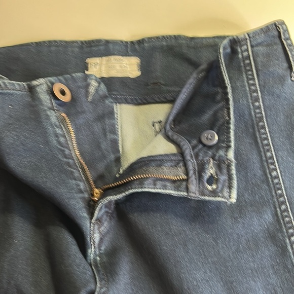 FREE PEOPLE WOMENS FLARE BELL BOTTOM JEANS BOHO SZ 31 - Picture 6 of 11